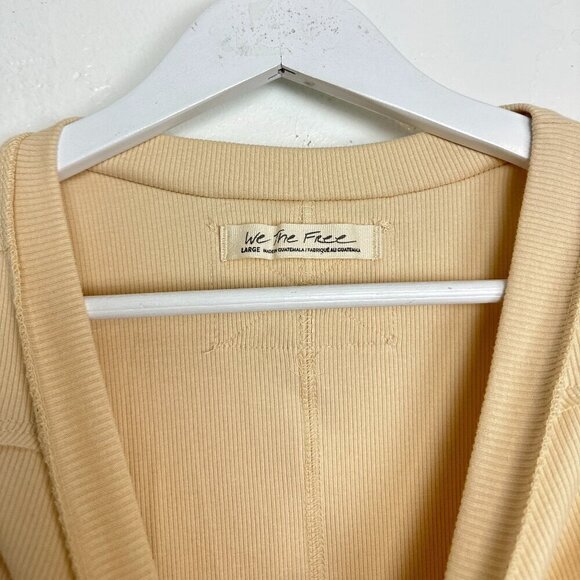 FREE PEOPLE We The Free Kate Tee in Bleached Sand Size Large - Picture 6 of 13